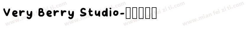 Very Berry Studio字体转换